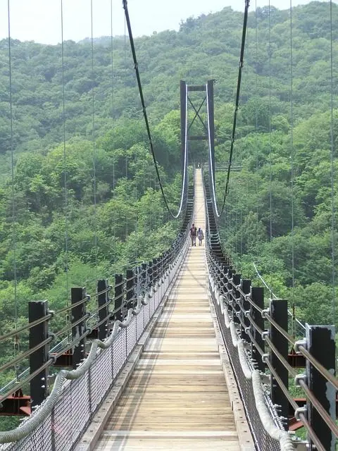 High foot bridge