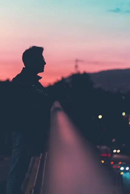 Man alone